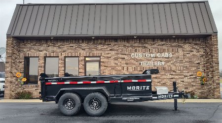 New 2025 Moritz International 6'10"x12' 12K Dump Trailer