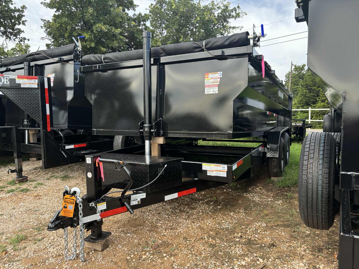 New 2025 Texas Pride Trailers 7X16X3 Dump Trailer