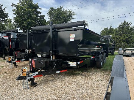 New 2025 Texas Pride Trailers 7X16X3 Dump Trailer