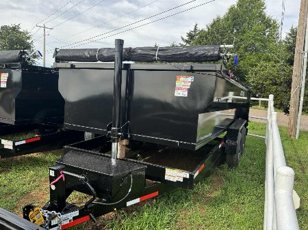 New 2025 Texas Pride Trailers 7X16X3 Dump Trailer