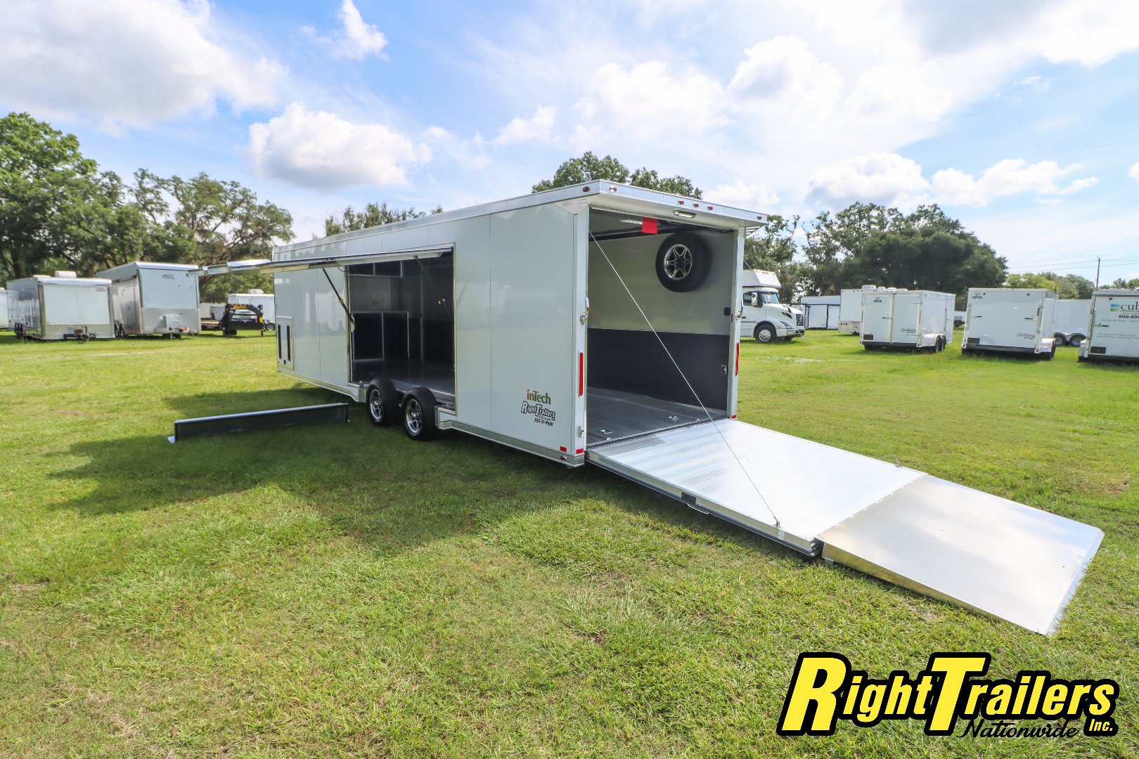 New 2025 8.5X28 inTech Race Trailer
