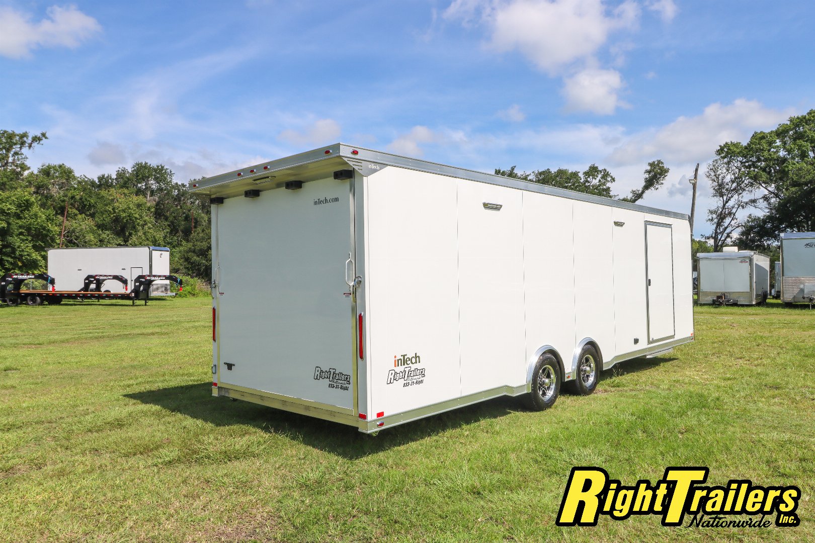 New 2025 8.5X28 inTech Race Trailer