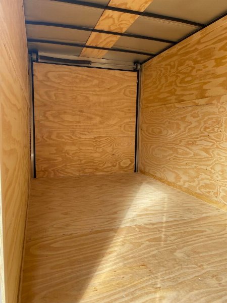New 2025 FGT 6x12 Tandem Axle Cargo / Enclosed Trailer - BLACKOUT PACKAGE - SCREWLESS EXTERIOR - SPOILER