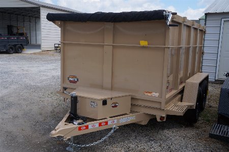 New 2025 Covered Wagon Trailers D-6X10X4X10 Dump Trailer
