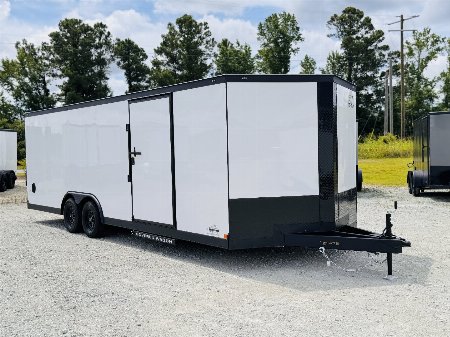 New 2025 Covered Wagon Trailers 8.5X24 Tandem Axle Enclosed Trailer w/ Blackout Package