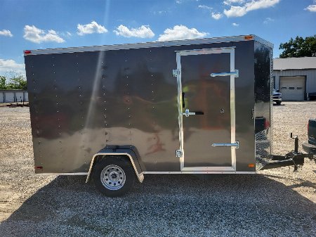 New 2025 Maxwell 6x12 Windbreaker Cargo / Enclosed Trailer