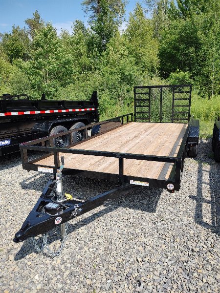 New 2025 Sure-Trac 7X18 TUBE TOP 7K UTILITY TRAILER