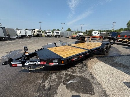 New 2025 Liberty 7x22 split tilt Equipment Trailer