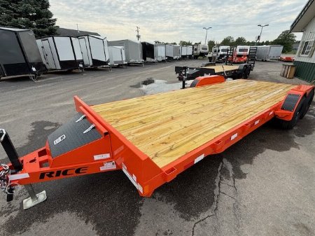 New 2025 Rice Trailers 7x22 Car Hauler