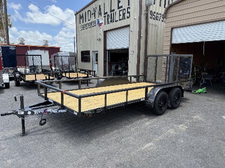 New 2025 Texas Bragg Trailers 83x16 Light Pipe Utility Trailer