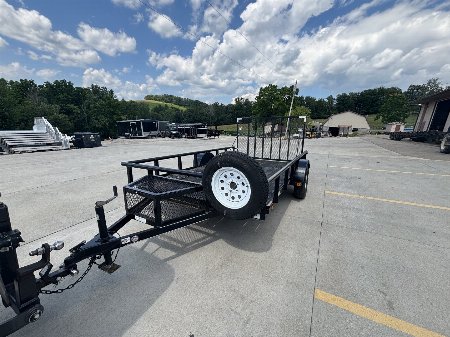 Used 2017 USED-CARROLL Utility Trailer 81 X12' SINGLE AXLE UTILITY TRAILER - 2990# GVWR