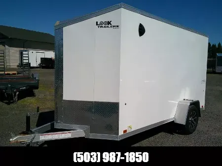 New 6X12 Single Axle 3K Enclosed Cargo Trailer