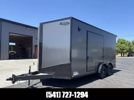 New 7.5x16 Tandem Axle 7K Enclosed Cargo Trailer