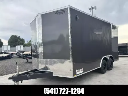 New 8.5x16 Tandem Axle 7K Enclosed Cargo Trailer