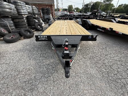 New 2025 Liberty Equipment Trailer LE14K83X17+3B8 83x20 TA KNEE RAMPS (GVW:15400) MIDNIGHT BLACK