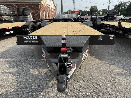 New 2025 Liberty LC7K83X20C4DT Car Hauler 83X20 TA DOVETAIL (GVW:7000) MIDNIGHT BLACK