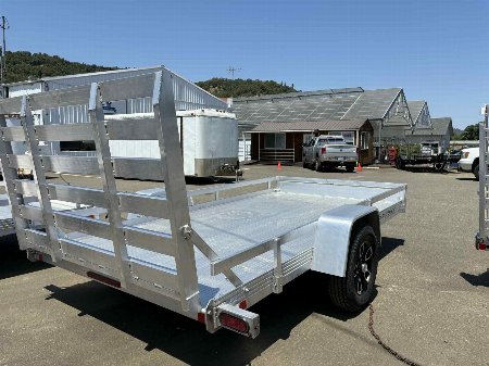 New 2025 Bear Track 76  x 12' ALUMINUM Utility Trailer