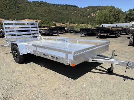 New 2025 Bear Track 80  x 14' ALUMINUM Utility Trailer