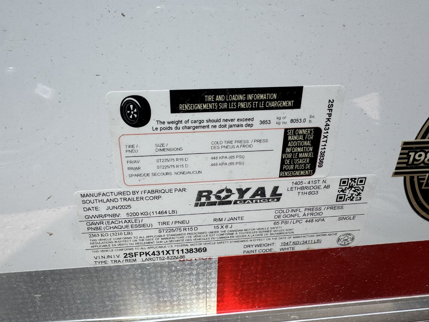 New 2026 Southland Trailers 8-20-1.5V Enclosed Car Hauler