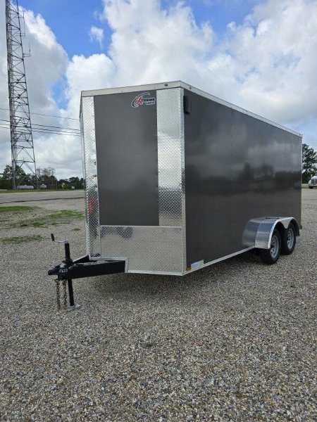New 2026 Giddy Up USA 7 X 16 TA POLYCORE Cargo / Enclosed Trailer