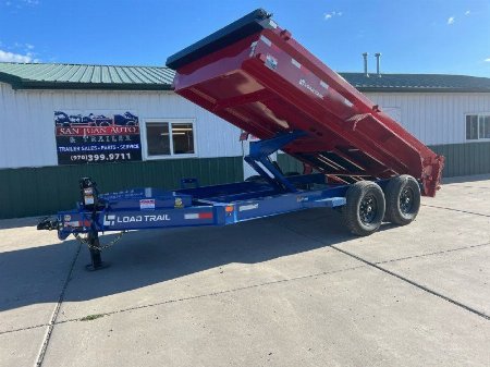 New 2025 Load Trail 83''x14' Dump Dump Trailer
