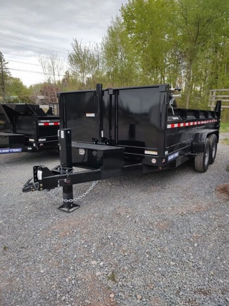 New 2025 SURE-TRAC HD Low Profile Telescopic Dump 7X14 14K