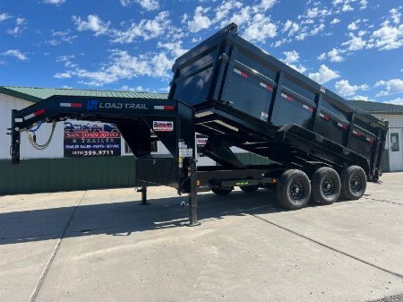 New 2025 Load Trail 83''x16' GN Low- Pro Dump Trailer
