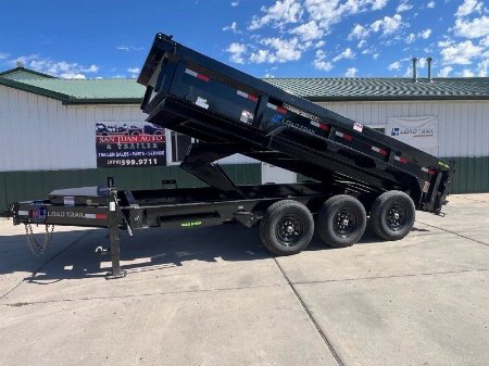 New 2025 Load Trail 83''x16' Low-Pro Dum Dump Trailer