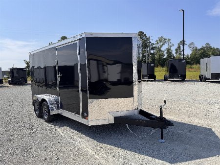 New 2025 Covered Wagon Trailers 7X14 Tandem Axle Enclosed Trailer