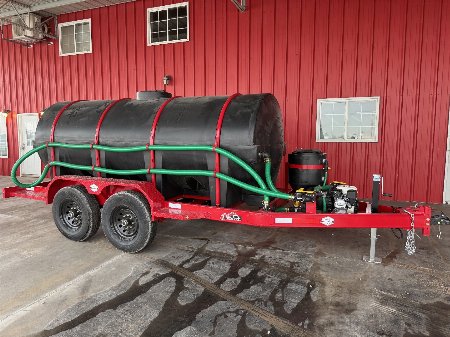 New 2025 Desert Star 1300 GAL 5X16 TANDEM AXLE 14K WATER BUFFA Equipment Trailer