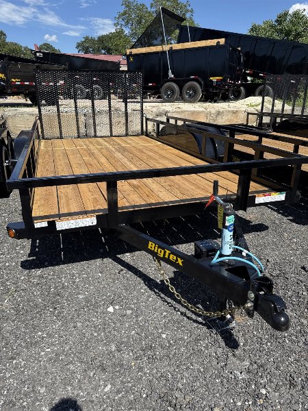New 2026 Big Tex Trailers 70PI-14R1A-4PBK-BRK2 Utility Trailer