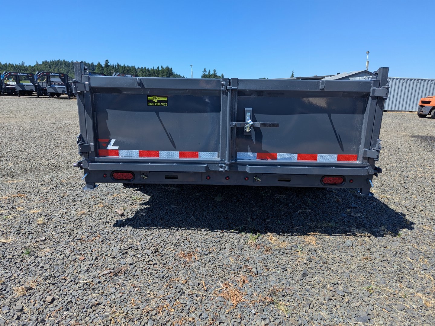 New 2026 Lamar Trailers 83" x 16' - 5,465 lbs - 10,535 lbs Dump Trailer 24" SIDES