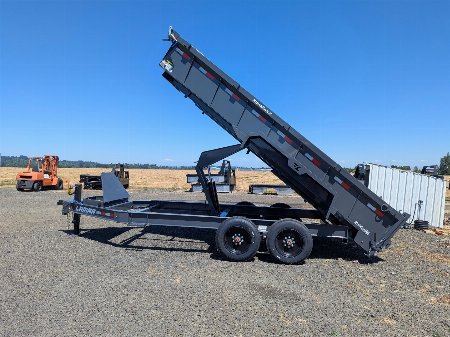 New 2026 Lamar Trailers 83" x 16' - 5,465 lbs - 10,535 lbs Dump Trailer 24" SIDES