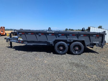 New 2026 Lamar Trailers 83" x 16' - 5,465 lbs - 10,535 lbs Dump Trailer 24" SIDES