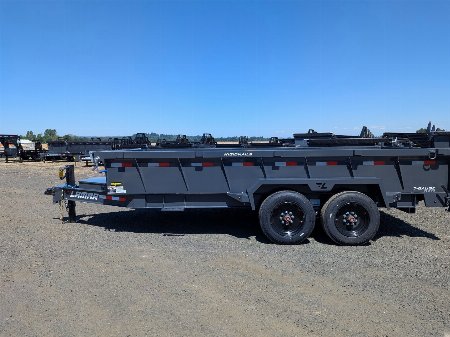 New 2026 Lamar Trailers 83" x 16' - 5,465 lbs - 10,535 lbs Dump Trailer 24" SIDES