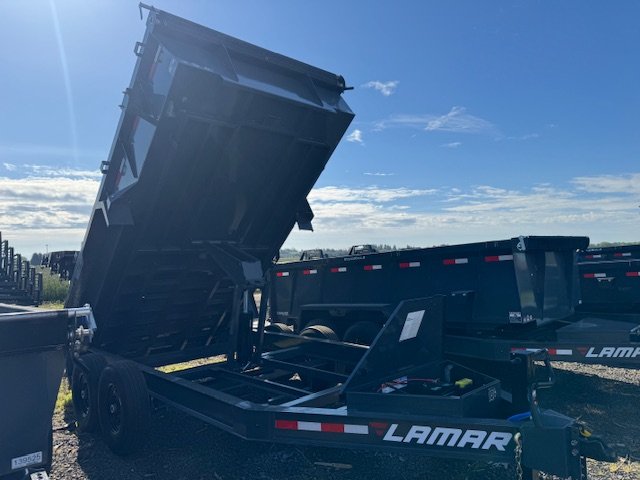 New 2025 Lamar Trailers 83" x 14' - 4,590 lbs - 9,410 lbs Dump Trailer 24" SIDES