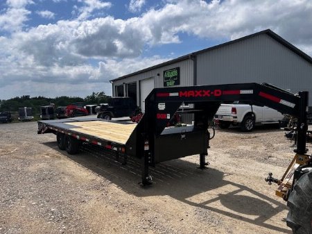 New 2026 MAXXD DOX 102 X22' DECKOVER GOOSENECK 8K AXLES PULL 17.5K GVWR Equipment Trailer