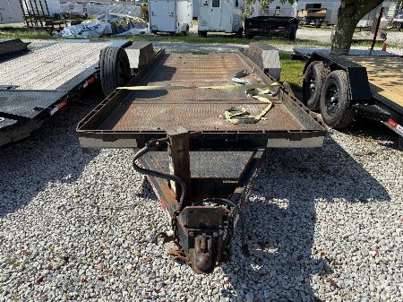 Used USED 2011 IMPERIAL TRAILER SF-14-20 Equipment Trailer 78X20 TA PARTIAL TILT (GVW:14000)