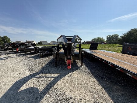 Used USED 2024 PJ Trailers LX302 Flatbed Trailer 102X30 TA SIGNLES DOVETAIL (GVW:18000) MONSTER RAMPS