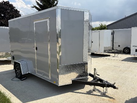 New 2025 IMPACT TRAILERS 6'X12' SILVER QUAKE CARGO Cargo / Enclosed Trailer