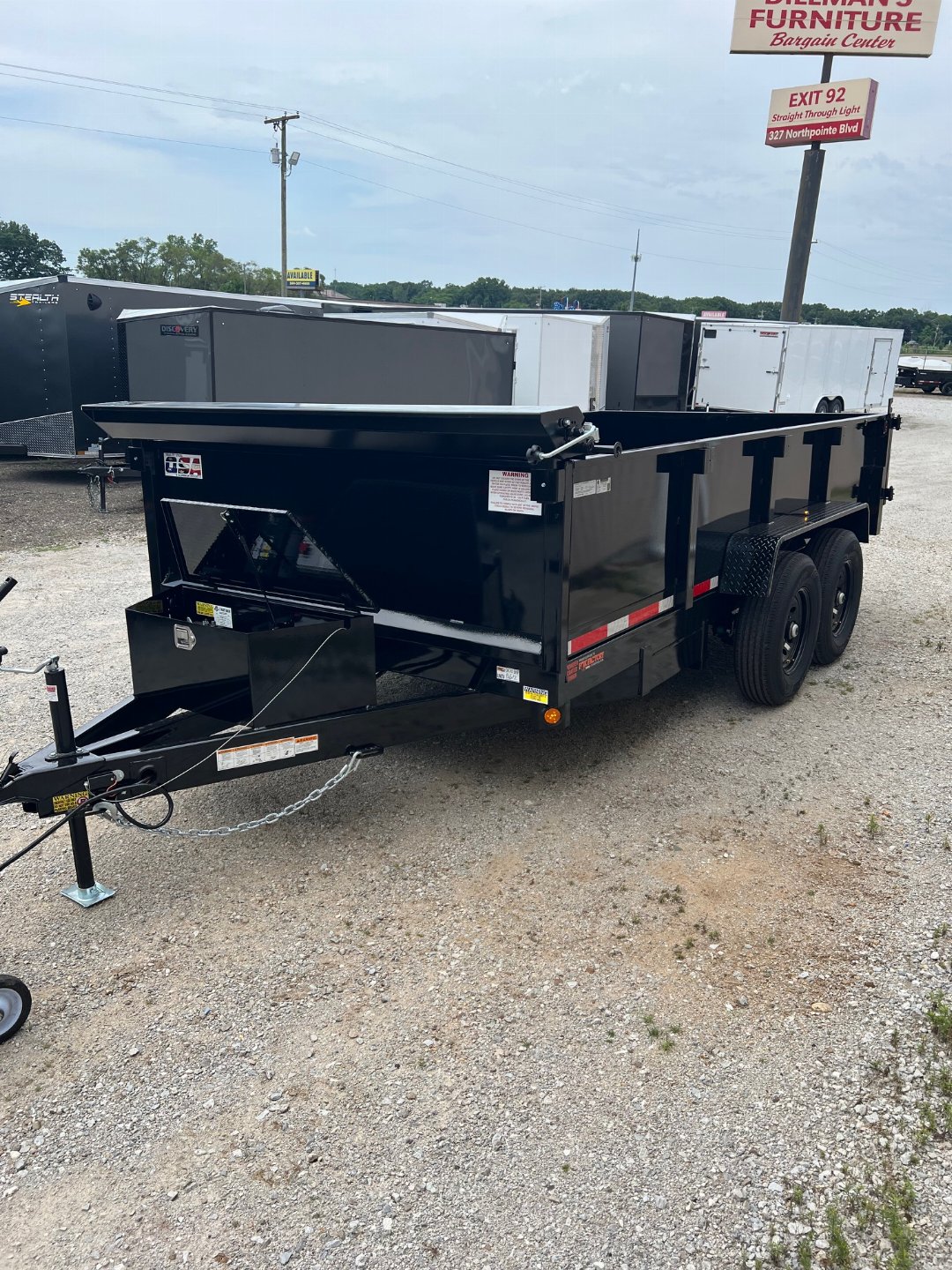 New 2026 Quality Steel CJ 83X14 14k GVWR Dump Trailer #258612