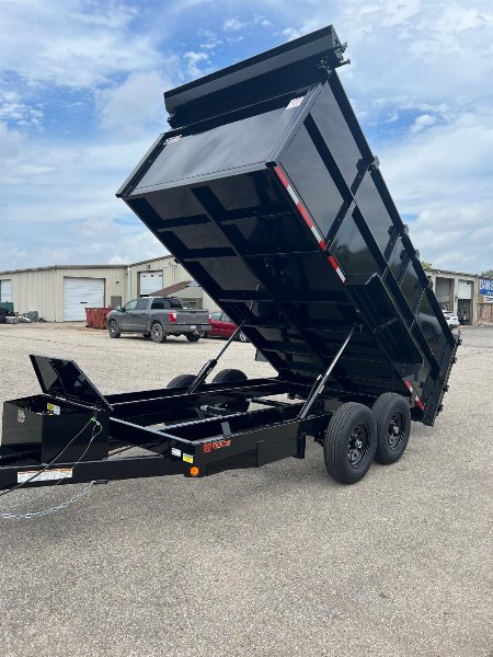 New 2026 Quality Steel CJ 83X14 14k GVWR Dump Trailer 4' Side Walls#258608