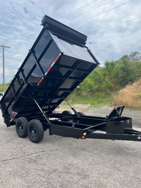 New 2026 Quality Steel CJ 83X14 14k GVWR Dump Trailer 4' Side Walls#258608