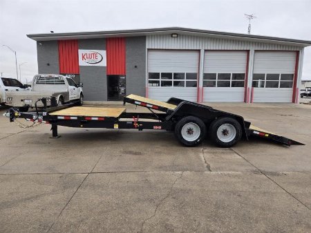 New 2025 Behnke 16+6 Tube Tilt 20K Equipment Trailer