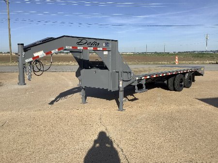 New 2025 Delta Trailers 20+5 (23.4K) Gooseneck Flatbed Trailer