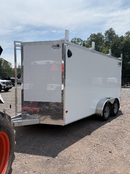 New 2025 Durabull 7x14 Aluminum Contractor with Rear Ramp Door
