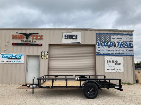New 2025 Top Hat 12'X77  DSP Utility Trailer
