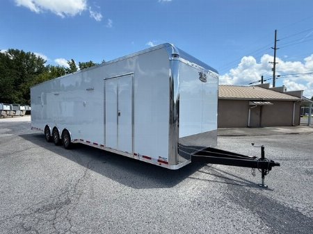 New 2025 VINTAGE 8 X 34 RACE TRAILER WITH BATHROOM