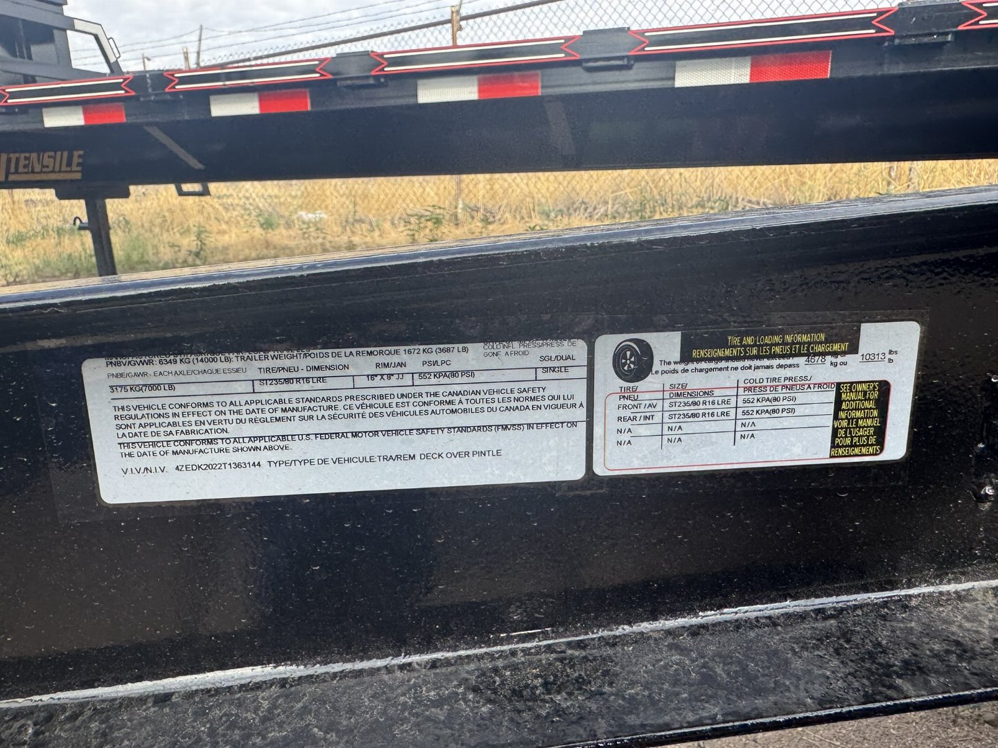 New 2026 Load Trail 8.5-20 Deckover Equipment Hauler 14K GVWR