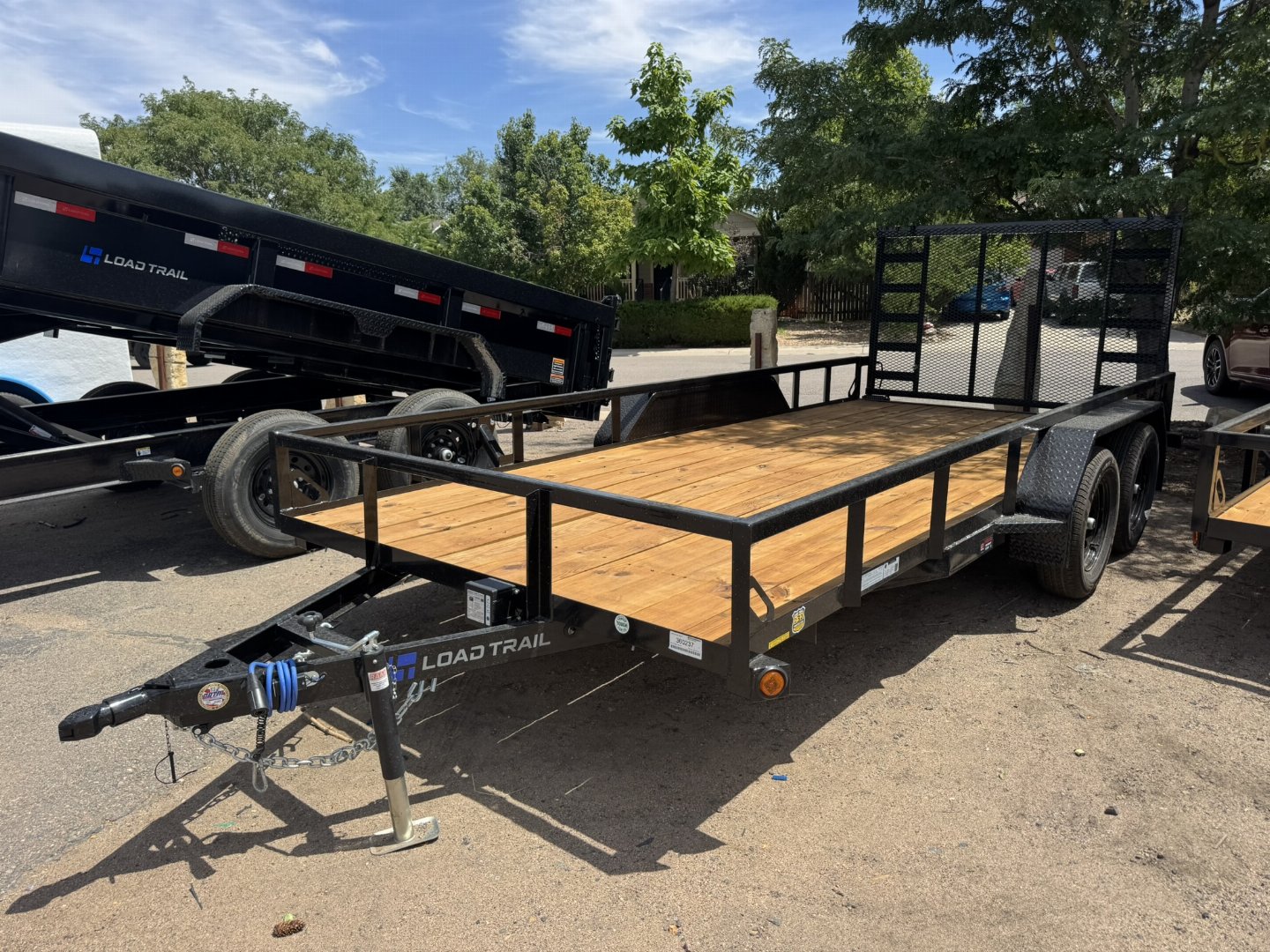 New 2025 Load Trail 7-16 Tandem Axle Ramp Gate Utility 7K GVWR